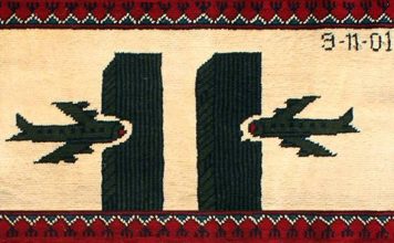 De Kalachnikov au 11 septembre : des tapis de guerre tissés en Afghanistan