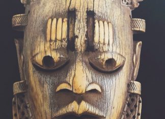 Le rare masque en ivoire du cheikh qatari, vole a Benin City par les Britanniques, est l’un des cinq exposes au public – aucun au Nigeria