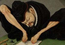 Thomas Schweicker, le calligraphe sans mains qui ecrivait avec ses pieds